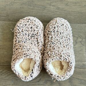 Brown and black Lemon slippers